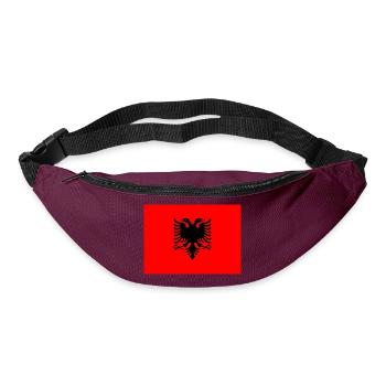 Albanien - Gürteltasche - Burgunderrot - Vorne