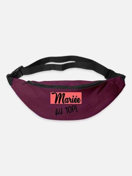 MARIEE. FUTURE MARIEE - Sac banane - bordeaux 