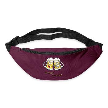 Bierkrüge - Gürteltasche - Burgunderrot - Vorne