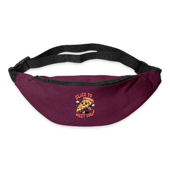 Slice To Meet You! - Bum bag - burgundy - Front