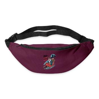 Accidentally Write To Satan Instead Of Santa - Bum bag - burgundy - Front