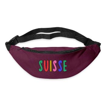 SUISSE. PAYS. GENEVE - Sac banane - bordeaux  - Devant