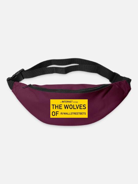 Wolves of /r/wallstreetbets - Gürteltasche - Burgunderrot