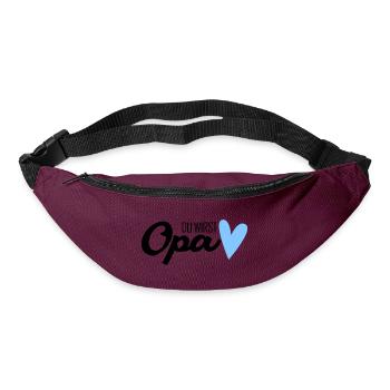 Opa - Opa werden - Bald Opa - Gürteltasche - Burgunderrot - Vorne