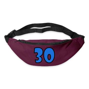 30. 30 JAHRE. 30-JÄHRIGES JUBILÄUM. 30-JÄHRIGES JUBILÄUM. - Gürteltasche - Burgunderrot - Vorne