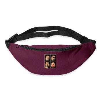 Löwen Löwe - Gürteltasche - Burgunderrot - Vorne