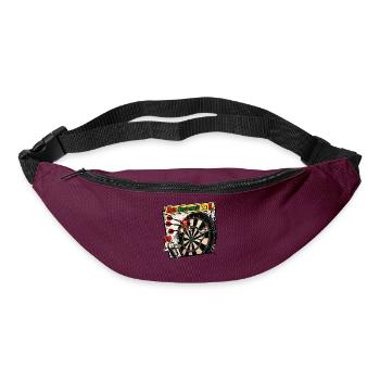 Mein Hassdoppel? Die 5 - Gürteltasche - Burgunderrot - Vorne