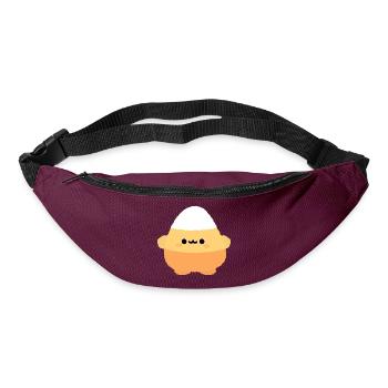 Candy Corn Kawaii Plüschtier - Gürteltasche - Burgunderrot - Vorne