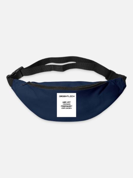 Ordnung und Sauberkeit - Gürteltasche - Navy
