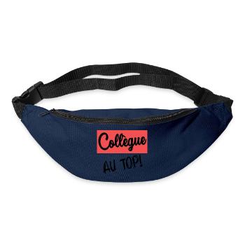 KOLLEGE. ANFANGEN. RUHESTAND - Gürteltasche - Navy - Vorne