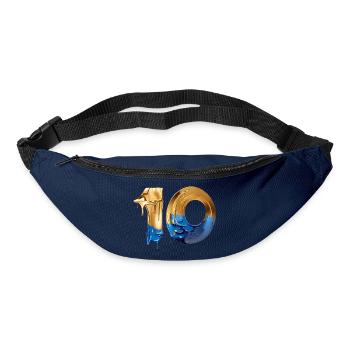 NON. 10 NUMÉRO 10 COOL 10E ANNIVERSAIRE - Sac banane - marine - Devant