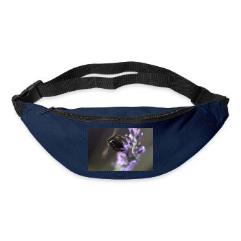 Biene lavendel Lavendelblüte - Gürteltasche - Navy - Vorne