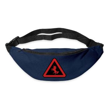 Attention unicorn, danger - Bum bag - navy - Front