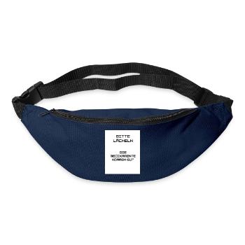 Keep Smiling - Gürteltasche - Navy - Vorne