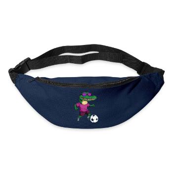Alligator Fussball Krokodil - Gürteltasche - Navy - Vorne