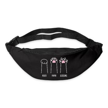 Rock Paper Scissors - Cat Paws - Bum bag - black - Front