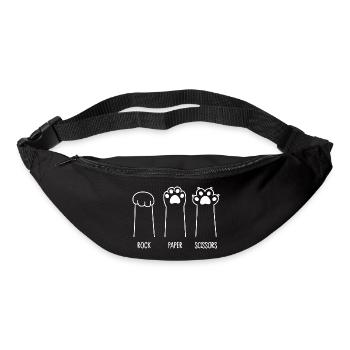 Rock Paper Scissors - Bum bag - black - Front