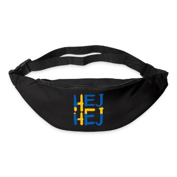 HEJ HEJ SCHWEDEN - Gürteltasche - Schwarz - Vorne