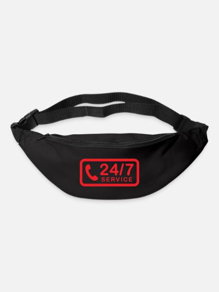 24/7 h Service - Gürteltasche - Schwarz