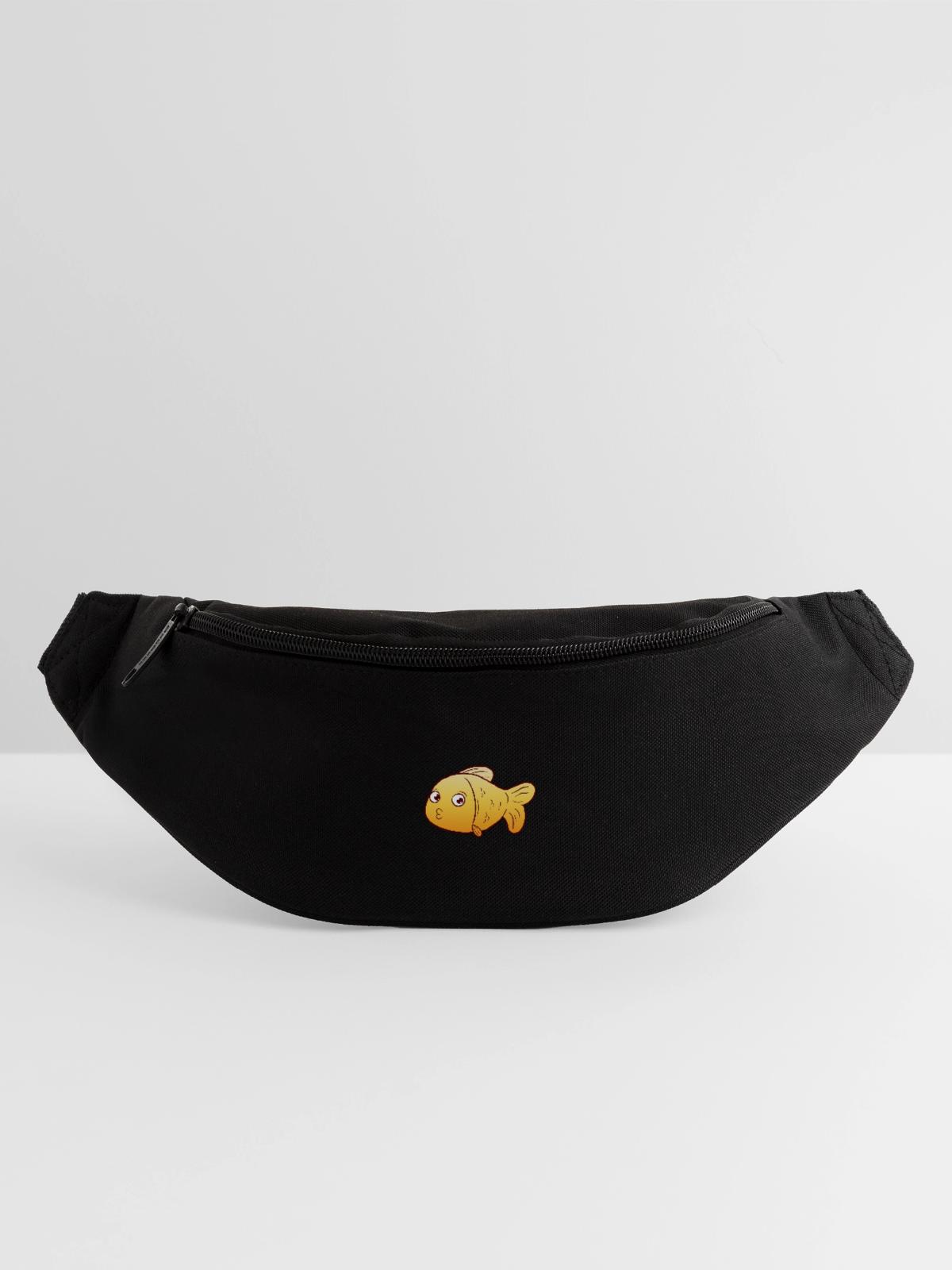 Goldfisch - Gürteltasche - Schwarz - Vorne