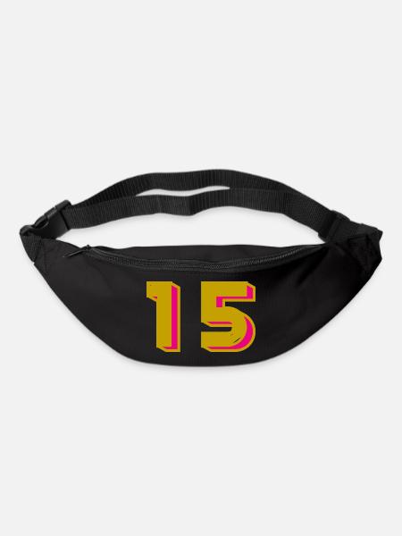 15. 15 ANS. 15e ANNIVERSAIRE. ANNIVERSAIRE 15 ANS. - Sac banane - noir