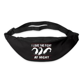 I poisson-chat - pêcheur de poisson-chat - Sac banane - noir - Devant