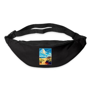 Suffolk Coast Vintage Travel Poster Souvenir WPA - Bum bag - black - Front