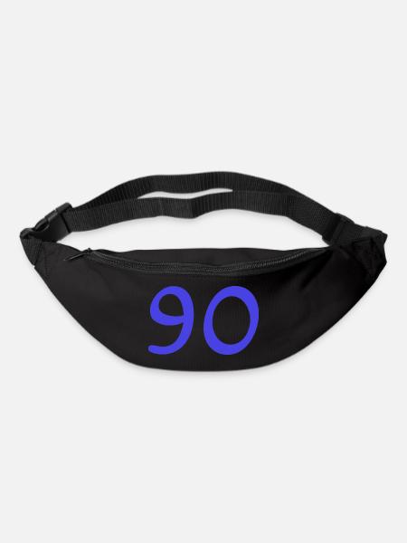 90. 90 JAHRE. 90-JÄHRIGES JUBILÄUM. 90-JÄHRIGES JUBILÄUM. - Gürteltasche - Schwarz