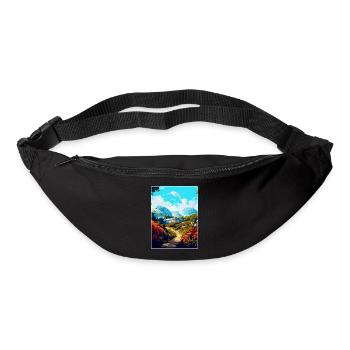 Eden Project England Uk Travel Poster Souvenir WPA - Bum bag - black - Front