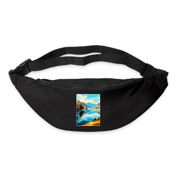 Ullswater Lake District Travel Poster Souvenir WPA - Bum bag - black - Front