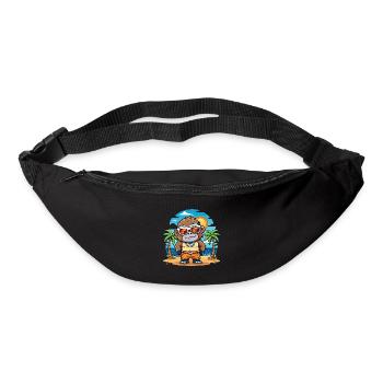 Gorilla Lustige Cartoon Sommer Strand Sonnenbrille - Gürteltasche - Schwarz - Vorne