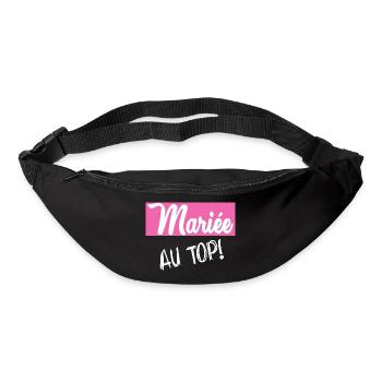 FUTURE MARIEE. EVJF. MARIEE. TEAM. TEAM MARIEE - Sac banane - noir - Devant