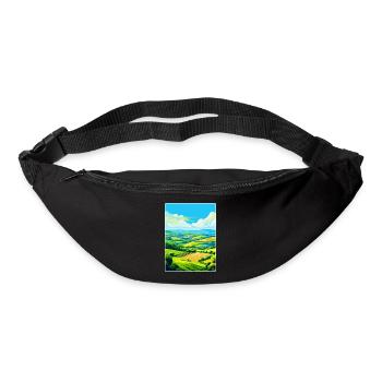 Camel Valley Cornwall England Uk Travel Poster WPA - Bum bag - black - Front