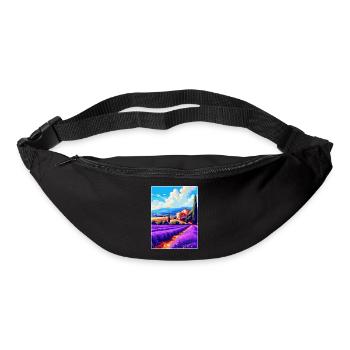 Provence Frankreich Vintage Reiseplakat Souvenir WPA - Gürteltasche - Schwarz - Vorne