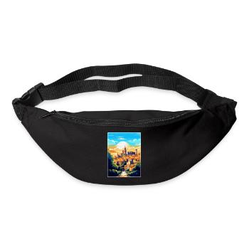 Toledo Spanien Vintage Reiseposter WPA Souvenir - Gürteltasche - Schwarz - Vorne