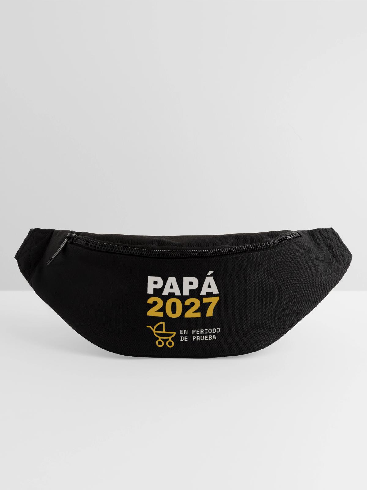 Papa 2027 - Gürteltasche - Schwarz - Vorne