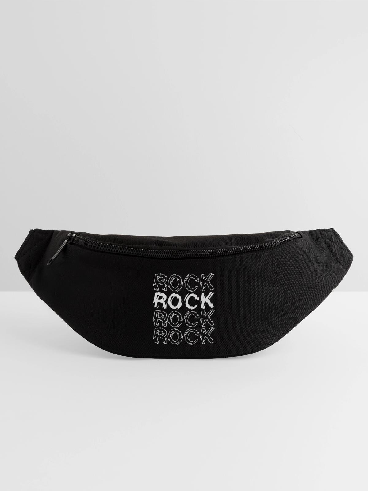 Rock Repetition-Logo - Gürteltasche - Schwarz - Vorne