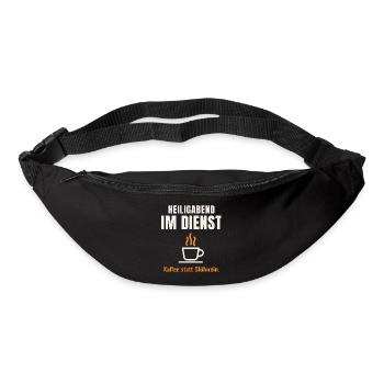 Heiligabend im Dienst - Gürteltasche - Schwarz - Vorne