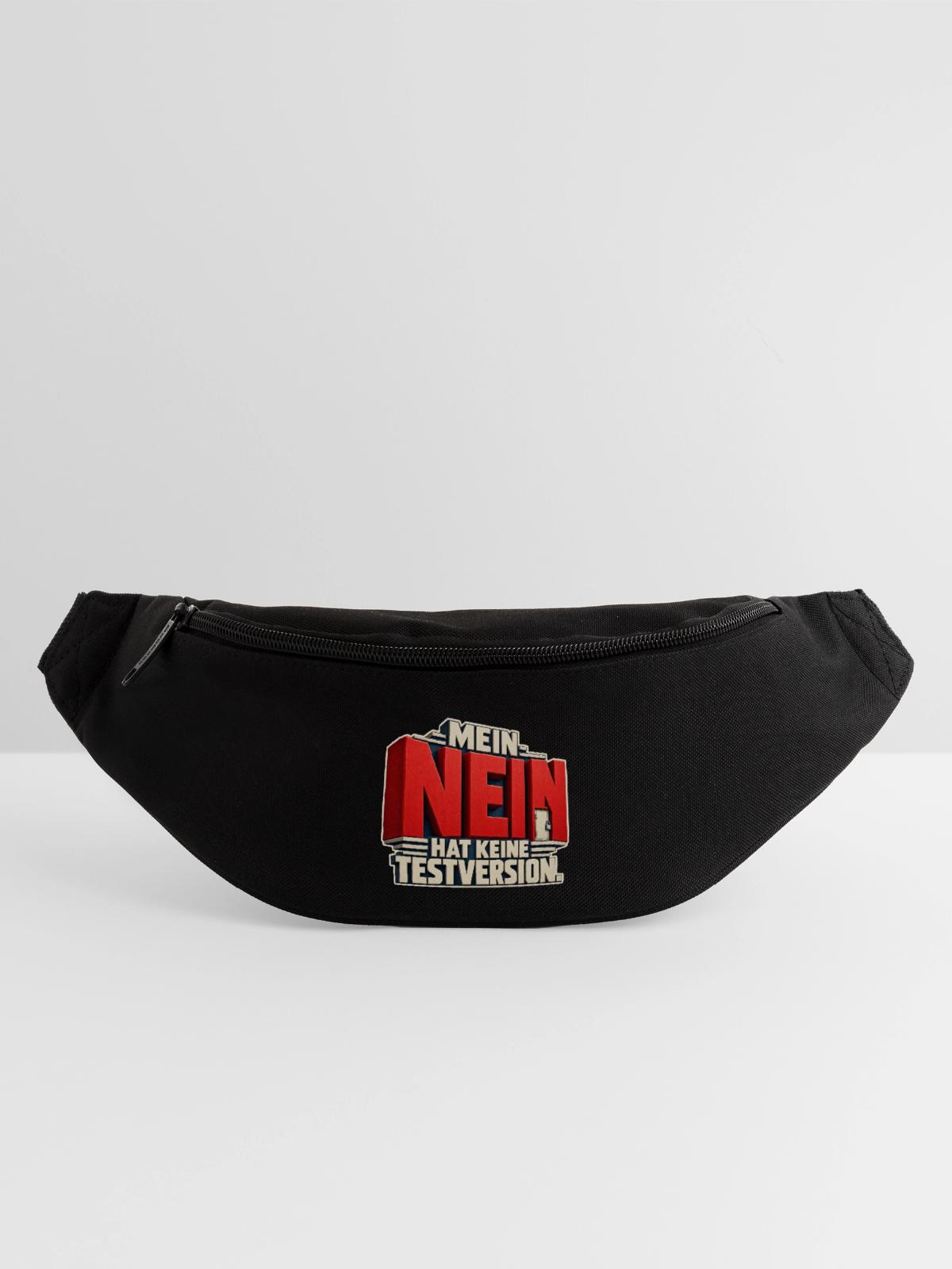 Nein hat Keine Testversion - Gürteltasche - Schwarz - Vorne