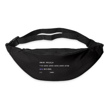 Lustiger Programmierer Spruch New Gen Same Old Pro - Gürteltasche - Schwarz - Vorne