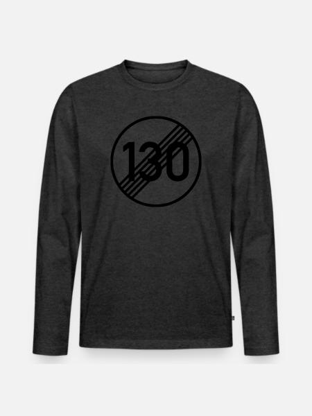 UNLIMITED 130 by Unlimited Apparel - Men's Premium Organic Long Sleeve Shirt - heather anthracite
