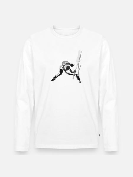 strummer-spread - T-shirt manches longues Premium bio Homme - blanc