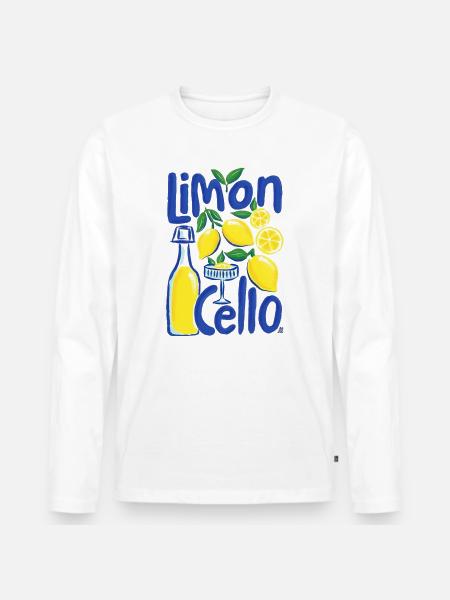 Design cool - T-shirt manches longues Premium bio Homme - blanc