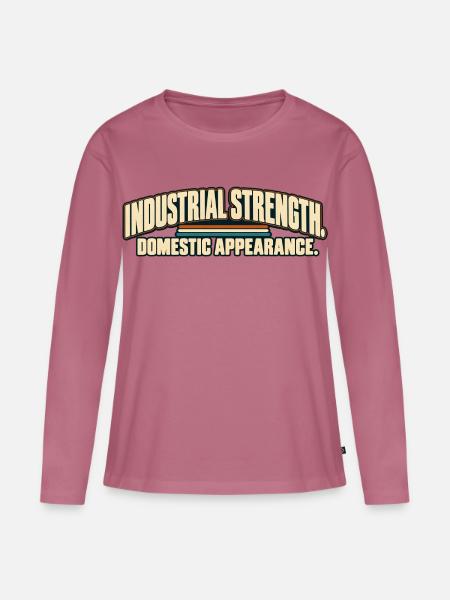 Industrie-Kraft-Lifter - Frauen Premium Bio Langarmshirt - Mauve