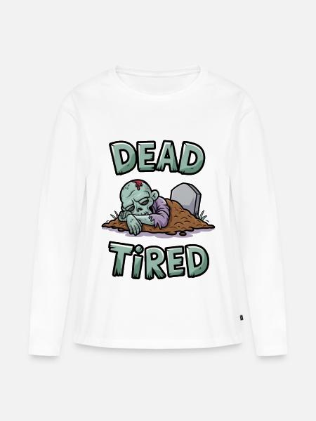 Crevé - Premium økologisk langærmet T-shirt til kvinder - hvid