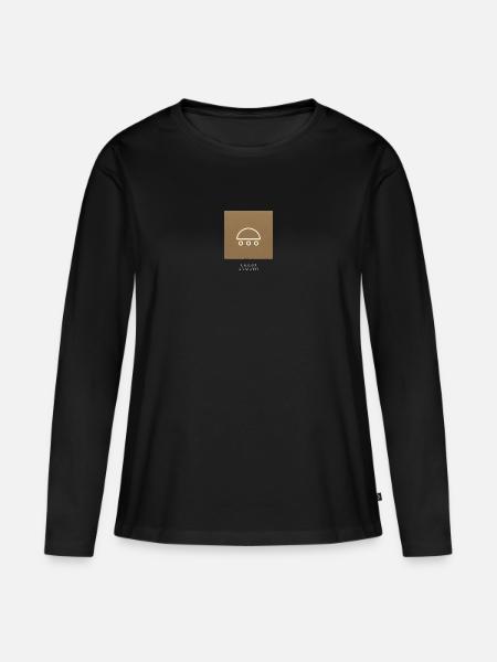 Leonardo Panzerwagen - Frauen Premium Bio Langarmshirt - Schwarz