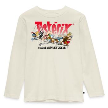 Asterix & Obelix: Dabei sein ist alles! - Kinder Premium Bio Langarmshirt - Naturweiß - Vorne - AI Model Kid Female (0cm)