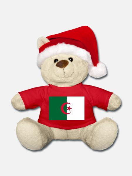 Algerien - Weihnachtsteddy - Rot