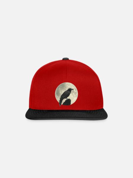 Rabe - Snapback Cap - Rot/Schwarz