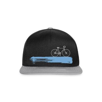 Fahrrad - Snapback Cap - Schwarz/Grau - Vorne
